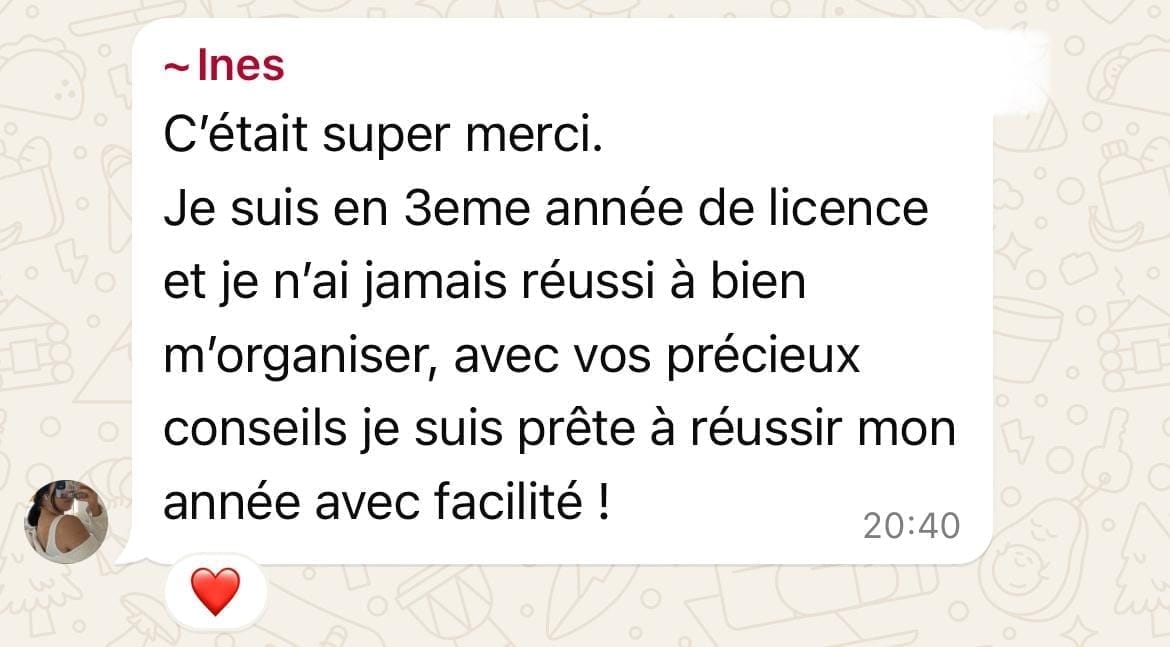 Témoignage WhatsApp d'un parent