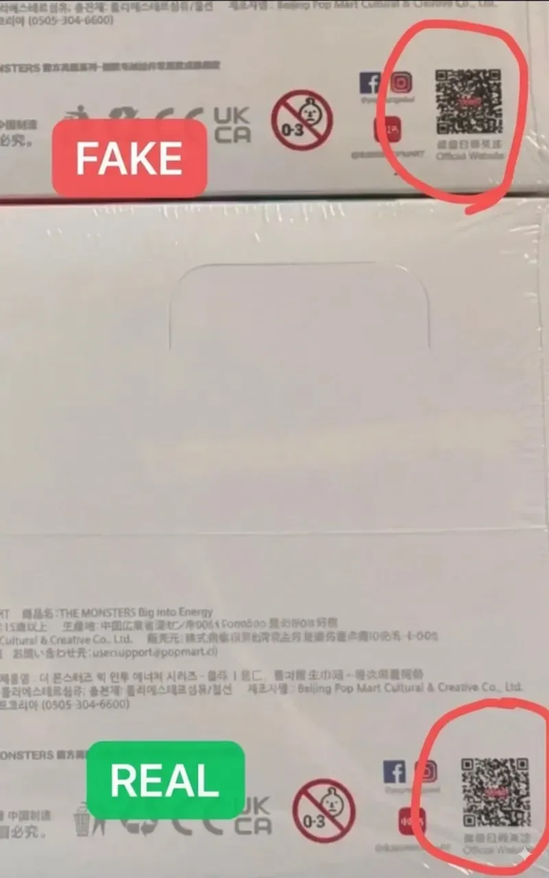 Labubu box - Real vs Fake
