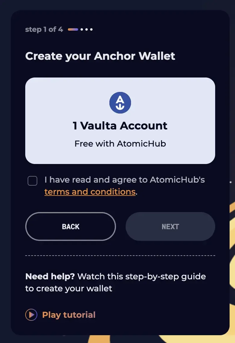 Create EOS account with Anchor Wallet — Hoken Tech