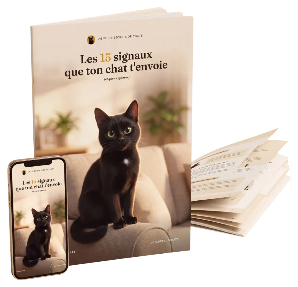 Guide offert Les 15 signaux que ton chat t'envoie