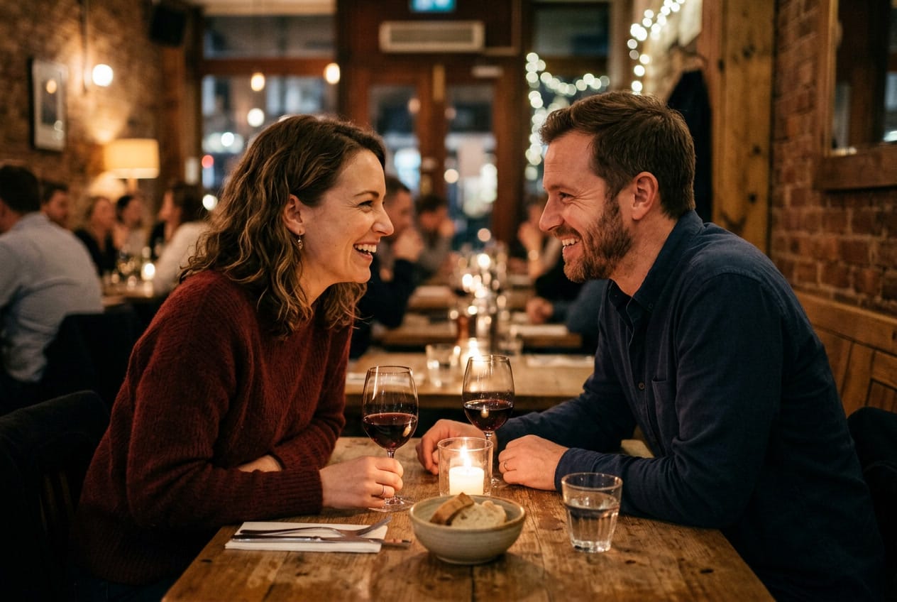 couple complice autour d'une bougie, soirée romantique et désir partagé