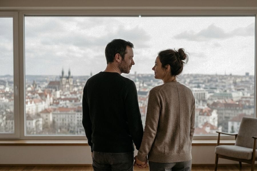 couple main dans la main face à l'incertitude soutien amour