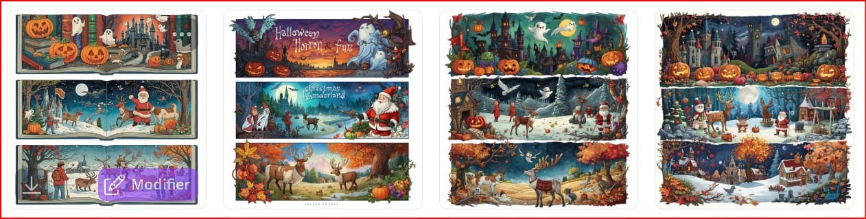 Collection of 5000+ Print-on-Demand T-shirt designs and digital planners included in the Resell Rights starter pack.