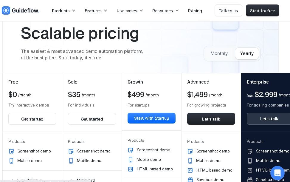 Guideflow Pricing Plans 2026