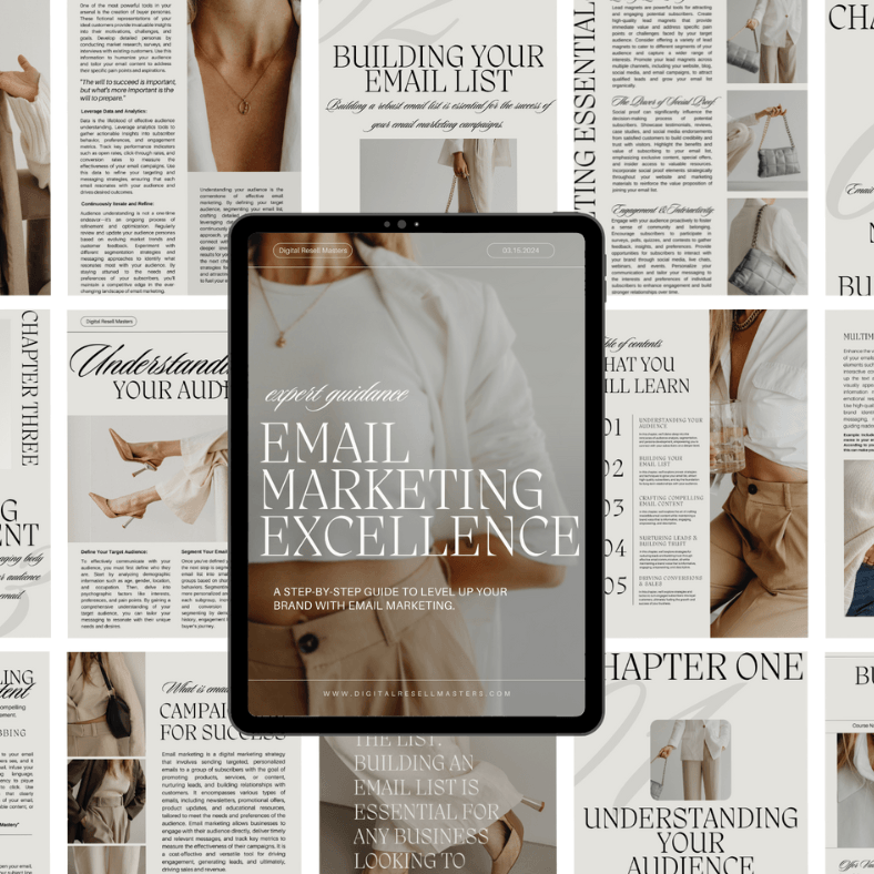 Email Marketing Excellence ebook w/ Resell Rights (MRR)