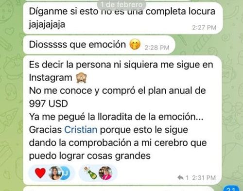 Testimonio - Vendió $997 USD