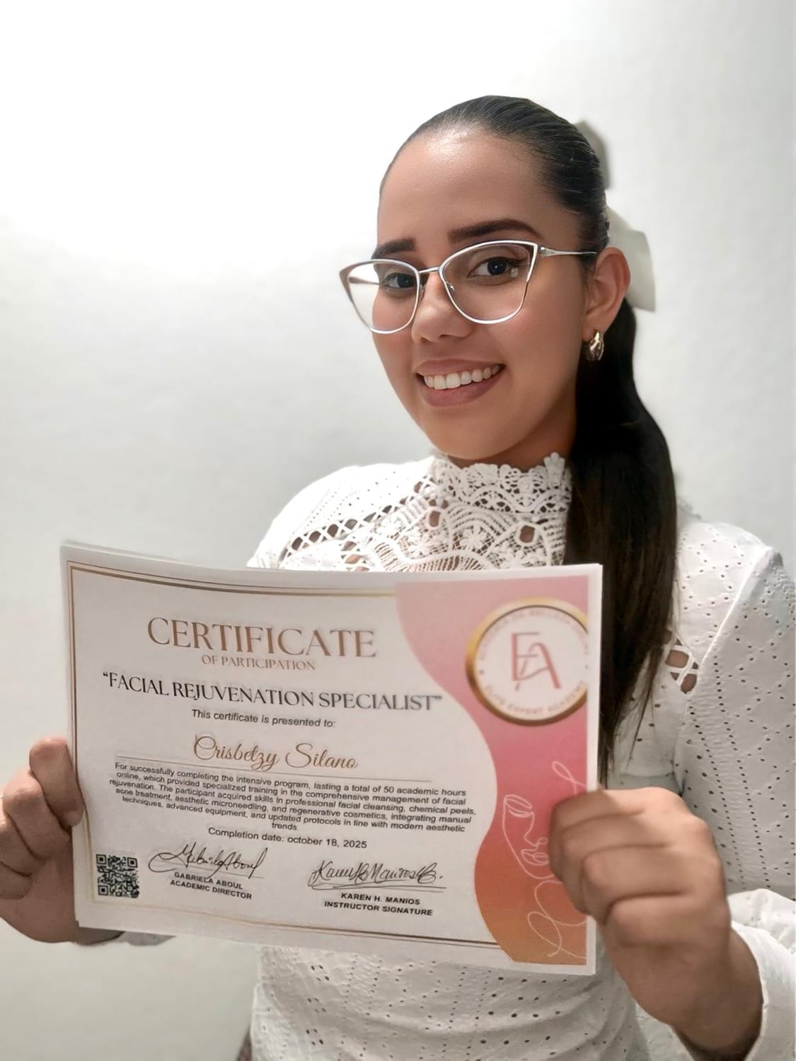 Alumna certificada de Elite Expert Academy
