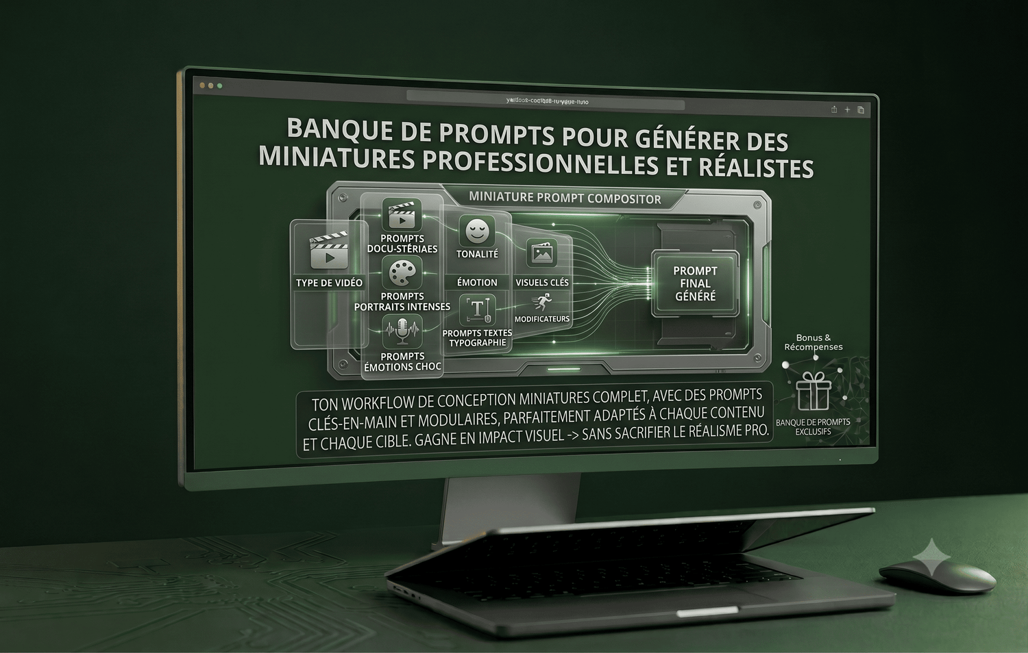 Bonus 3 — Banque de prompts pour miniatures