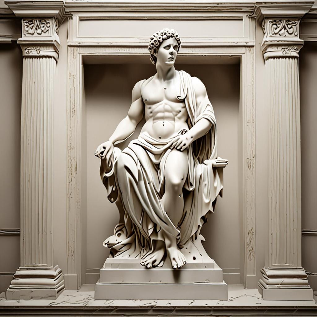 classical marble statue sculpture museum