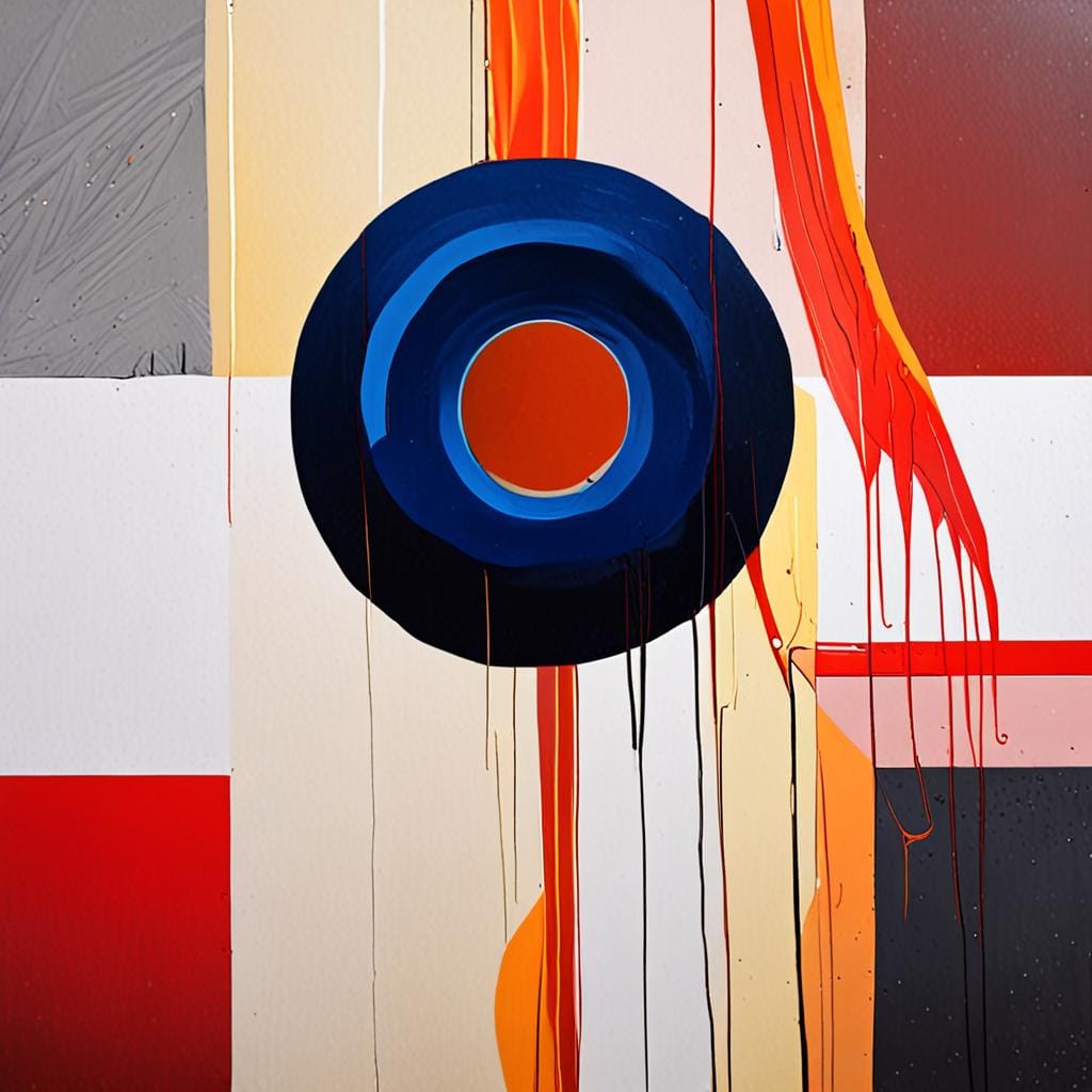 modern contemporary art exhibition painting