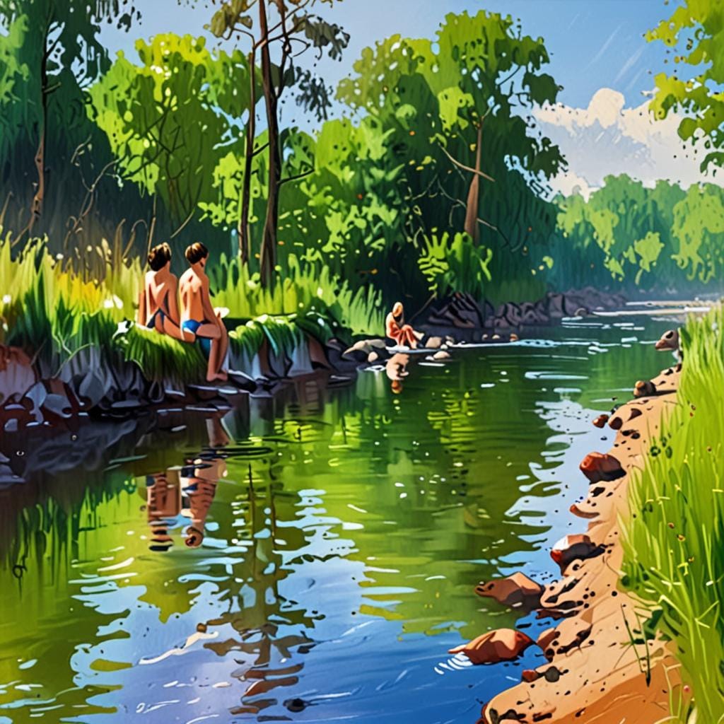Bathers at La Grenouillere