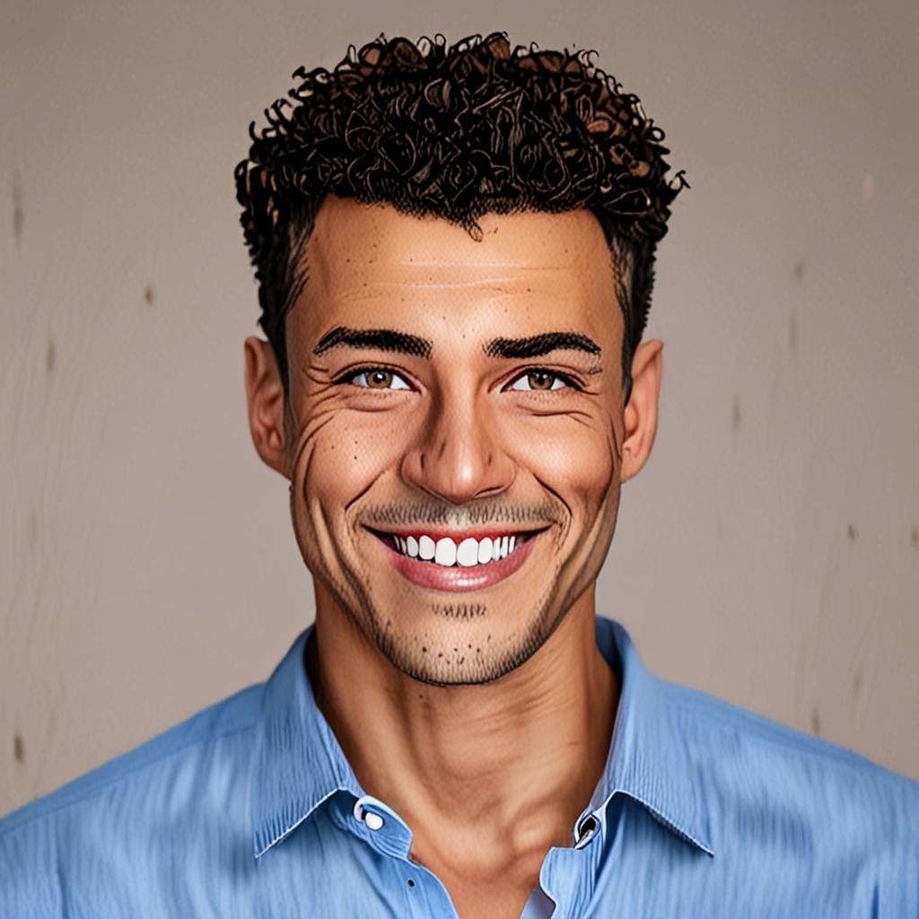 smiling man portrait