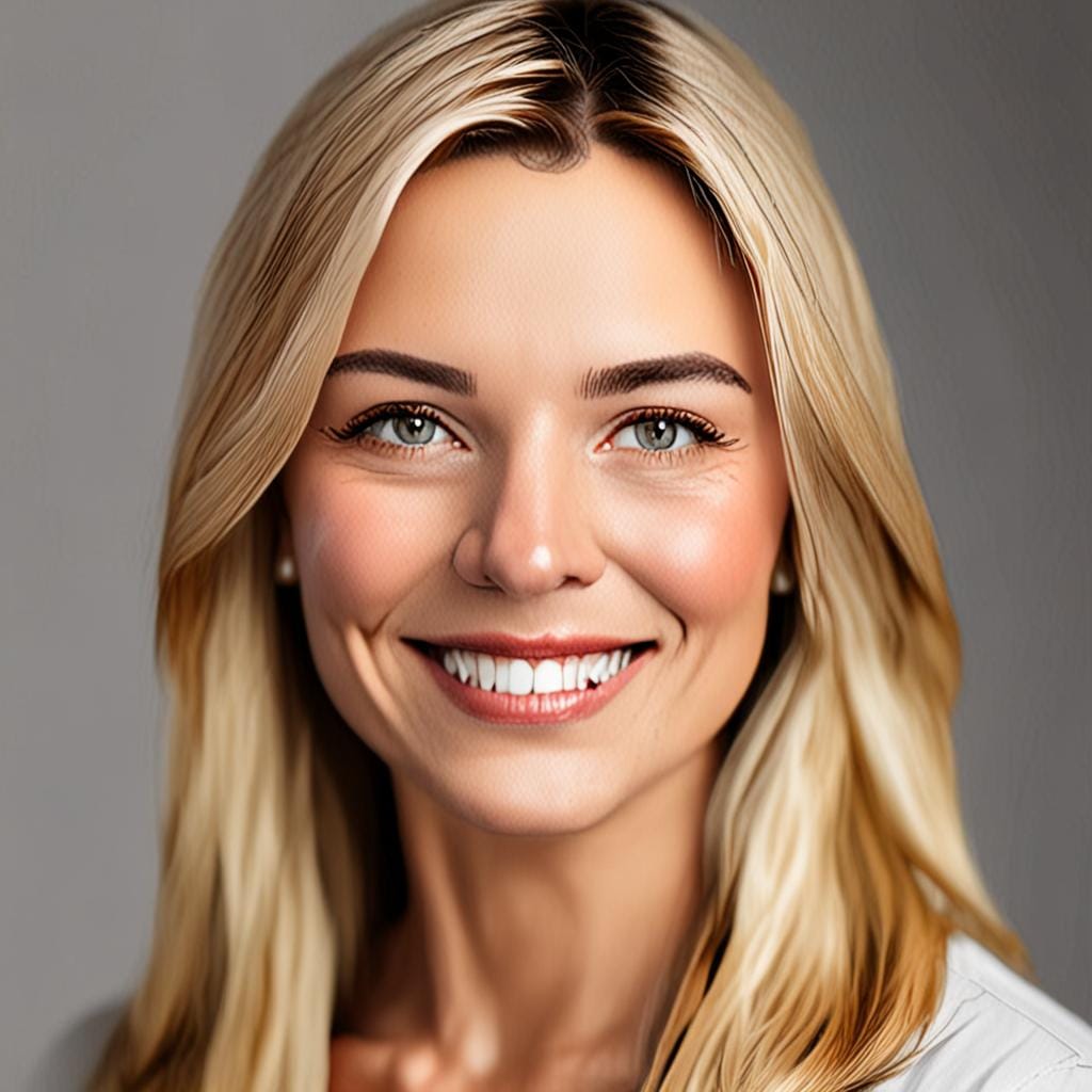 smiling woman portrait