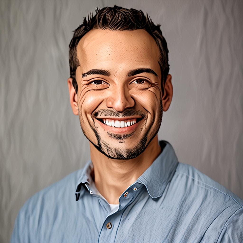 smiling man portrait