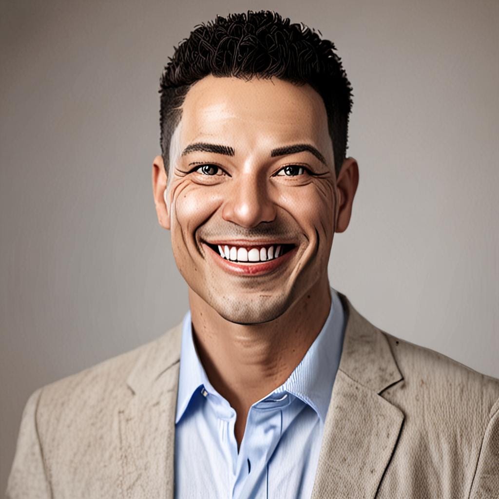 smiling man portrait