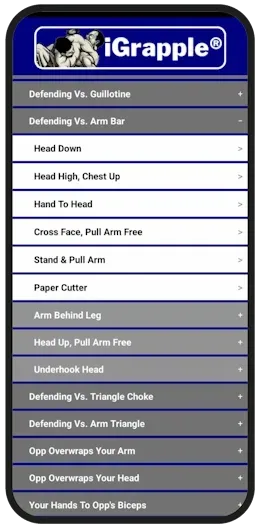 bjj grappling app techniques igrapple