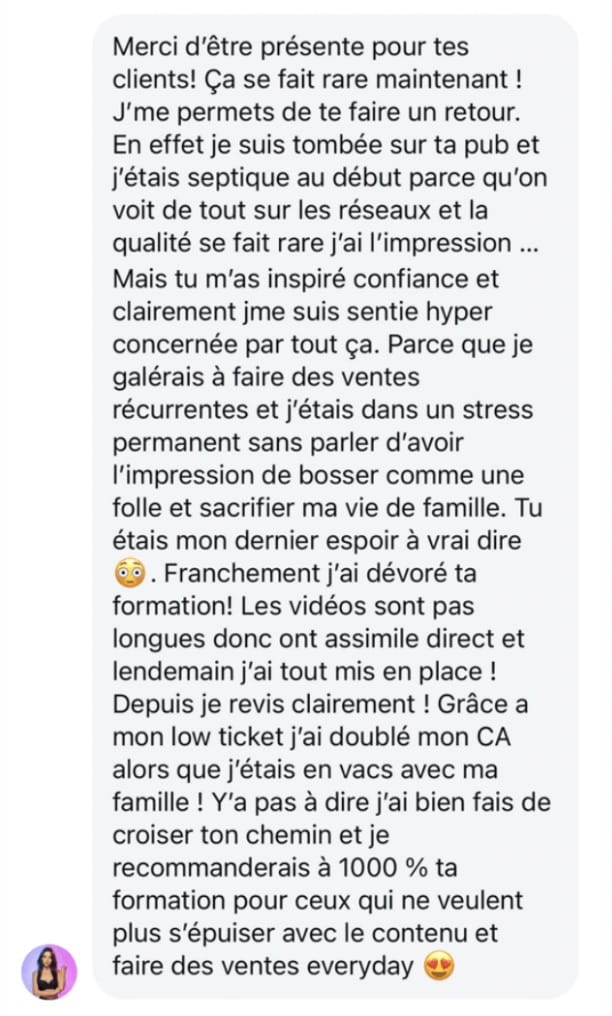 Témoignage