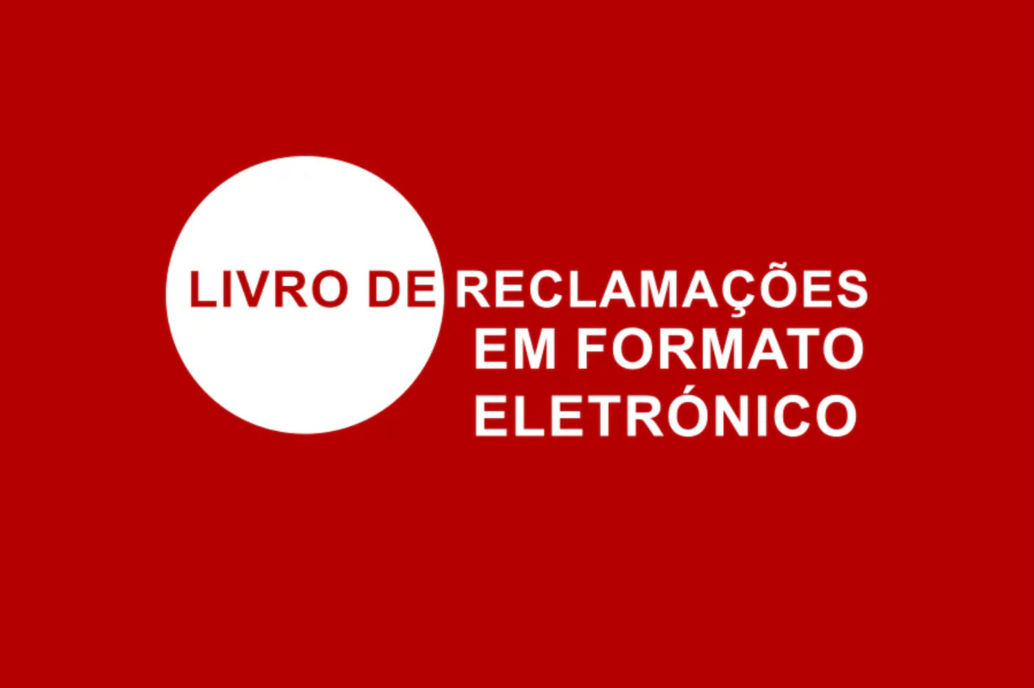 Livro de Reclamações Eletrónico