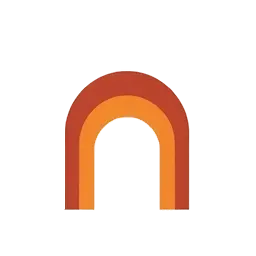 two nested arcs opening upward