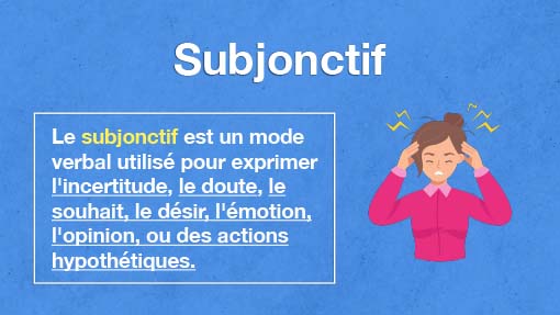 image aide-mémoire subjonctif