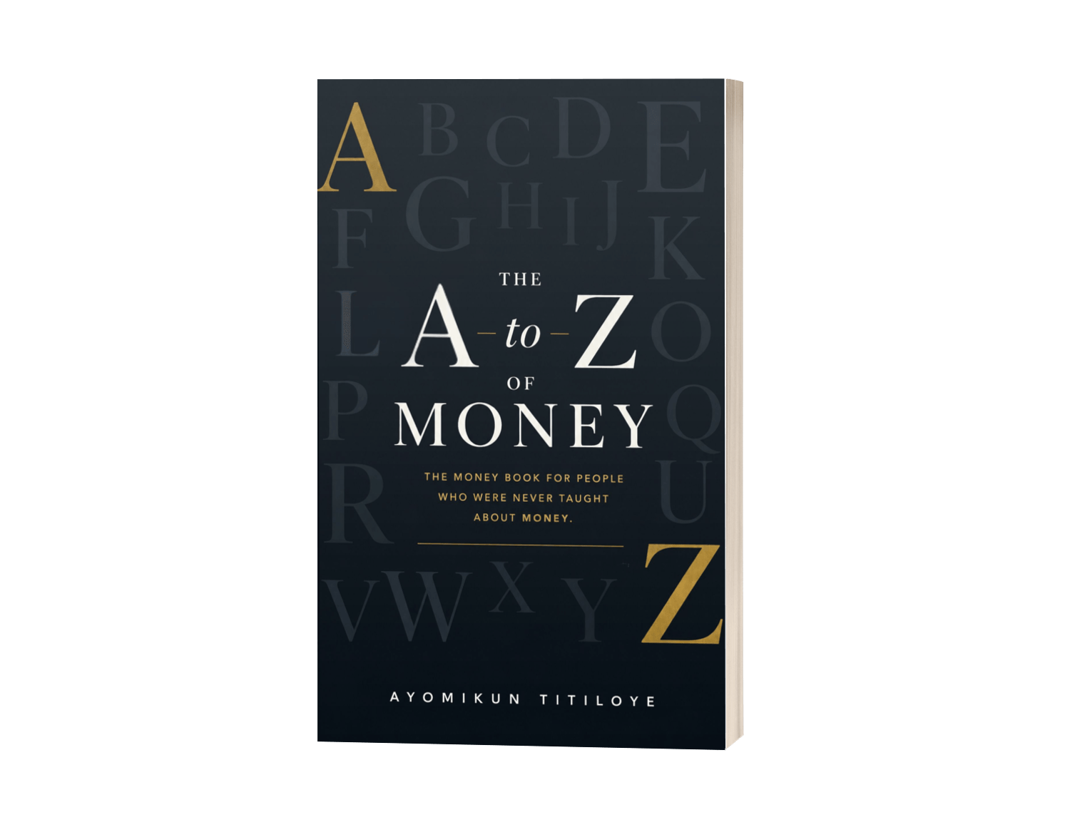The A to Z of Money 3D Mockup