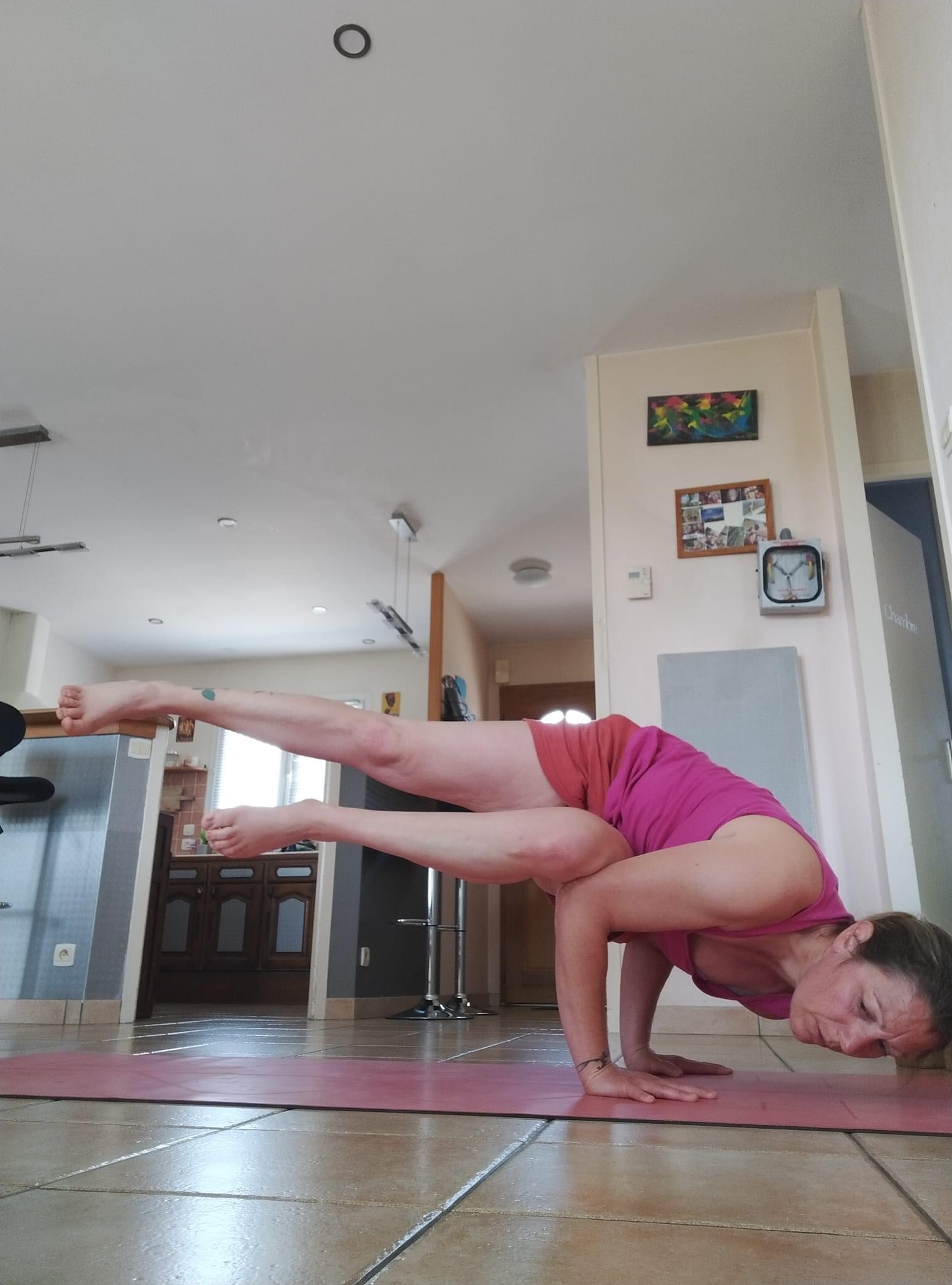 Photo de progression d’une élève Shape Yoga Balance 8