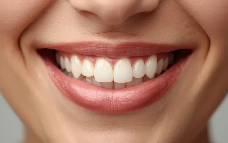 missing front tooth gap smile close up