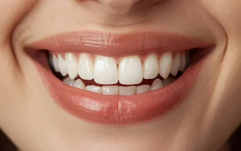 gummy smile excess gum showing close up