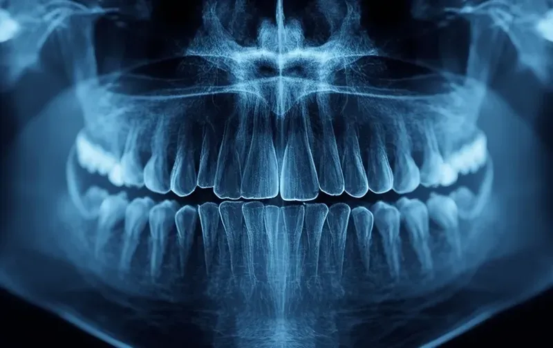 dental panoramic xray teeth close up