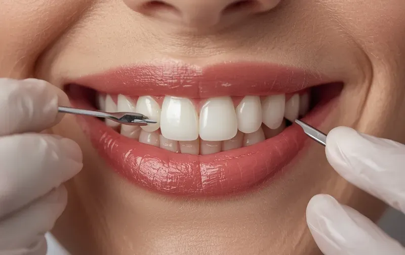 dental gum contouring procedure close up realistic