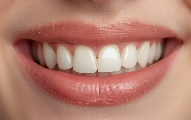dental veneers teeth close up realistic