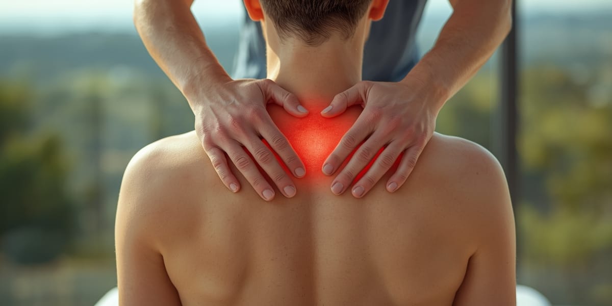 trigger point therapy, back muscles, manual pressure