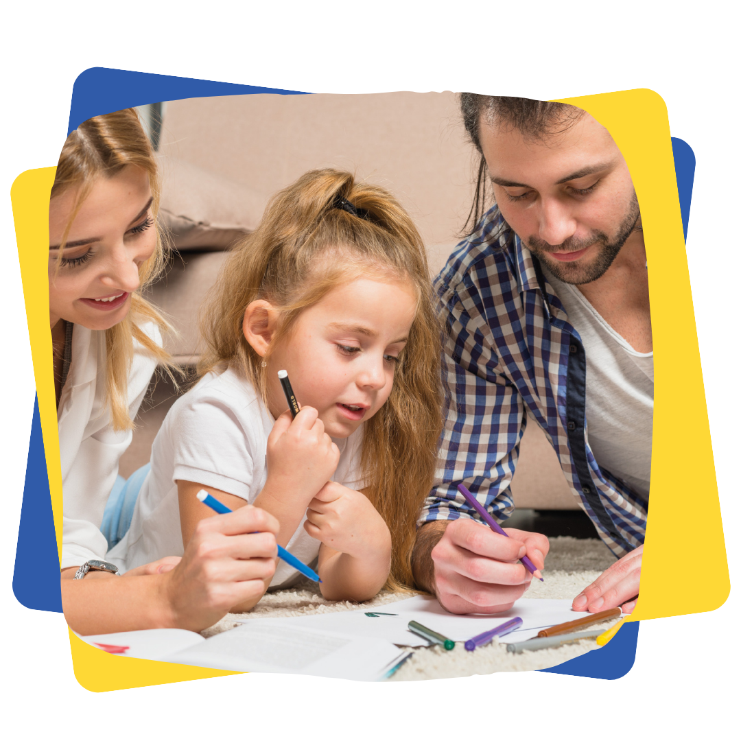 parents bienveillants font activités famille