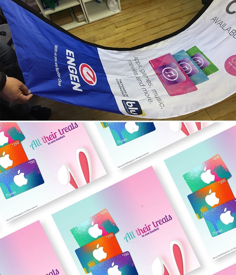 Apple iTunes and Google Play marketing campaigns designed by Maria Phieros