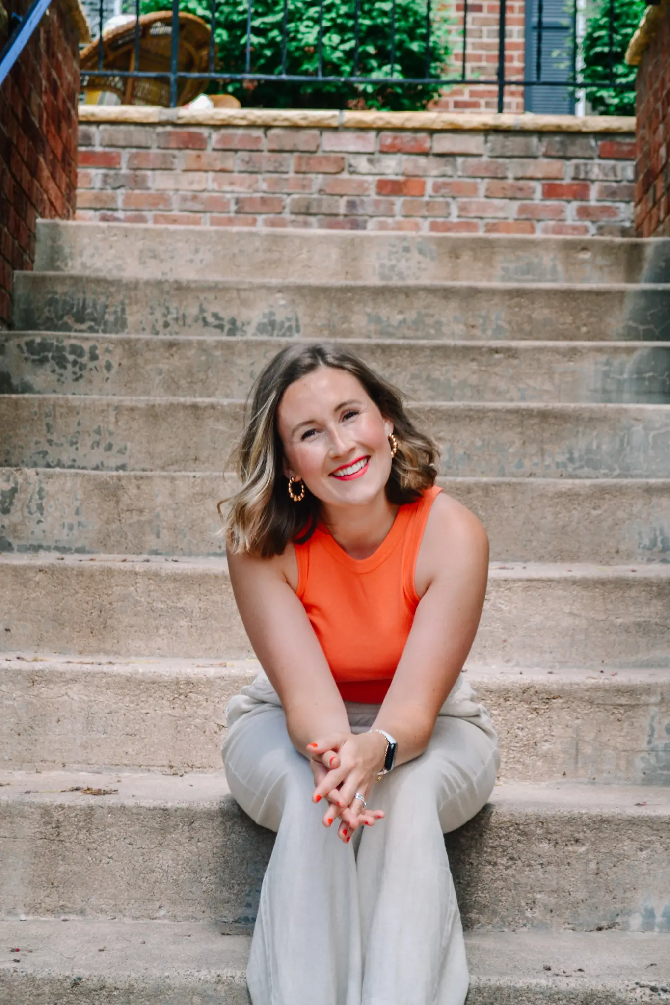Bridget Busacker, founder of Managing Your Fertility, smiling warmly