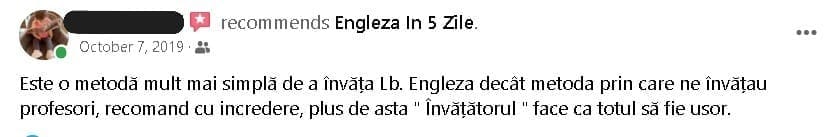 mesaj pozitiv curs engleză – imagine