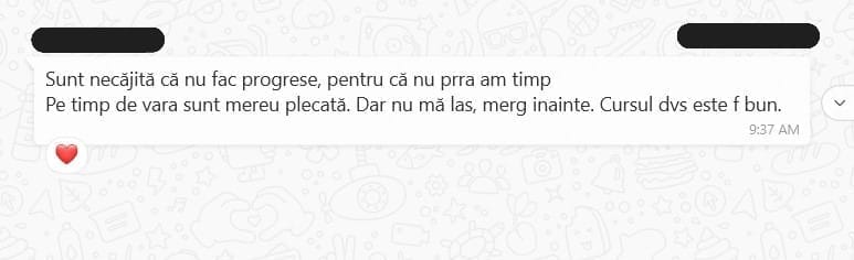 feedback conversațional curs Tudor Edward – poză socială