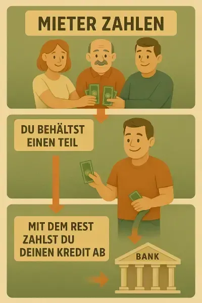 Visual representation of wealth building