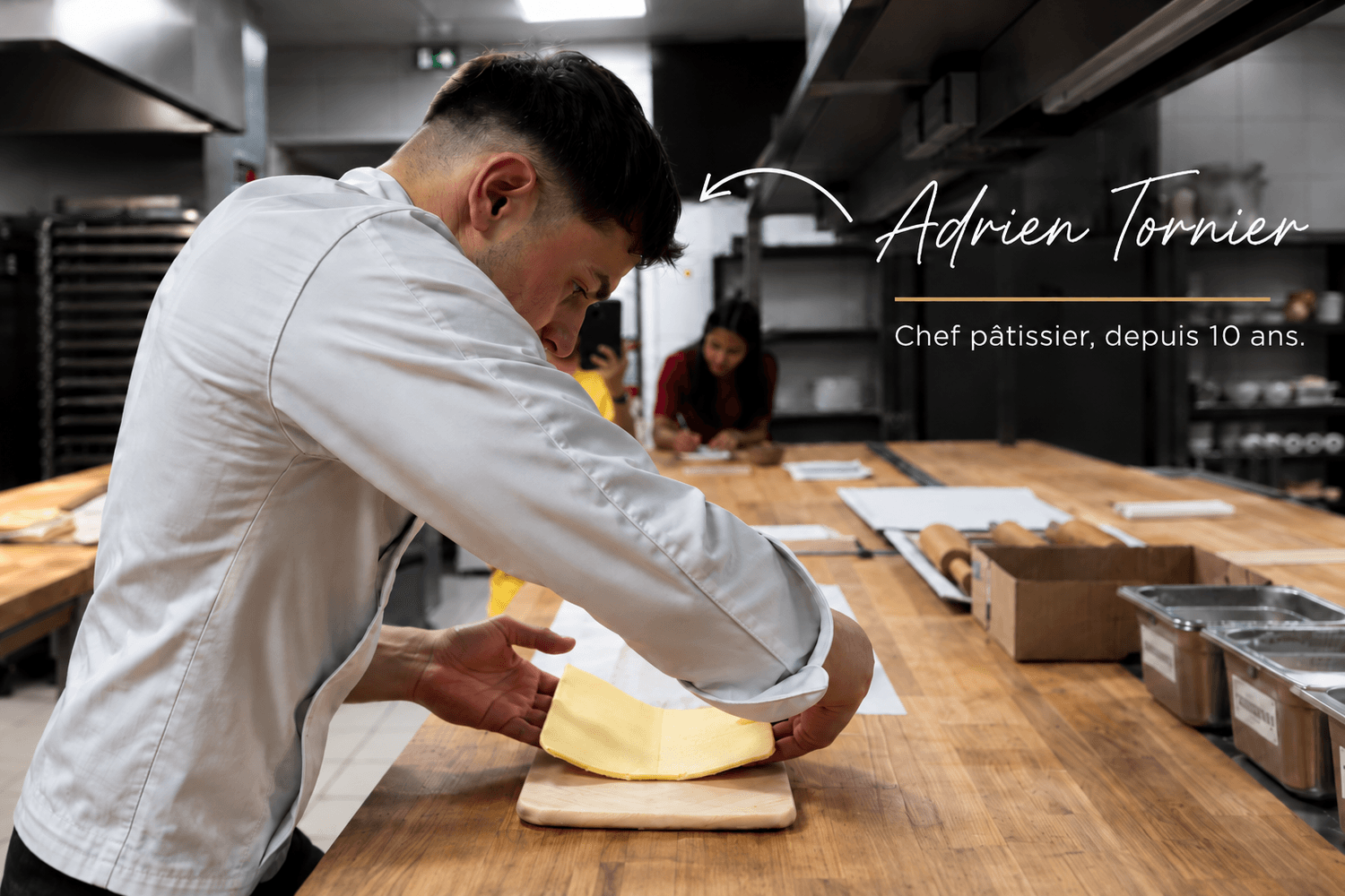 Adrien Tornier en pâtisserie