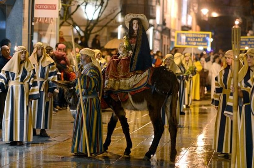 Procissão de Braga — Nossa Senhora na burrinha