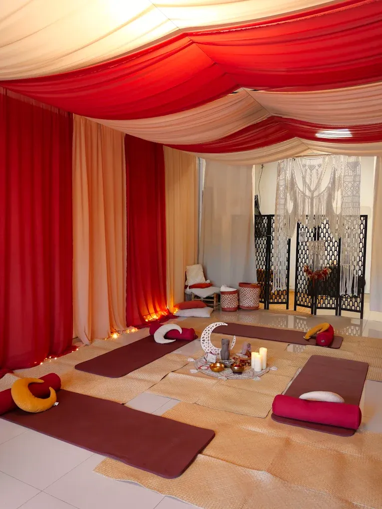 Ambiance Tente Rouge