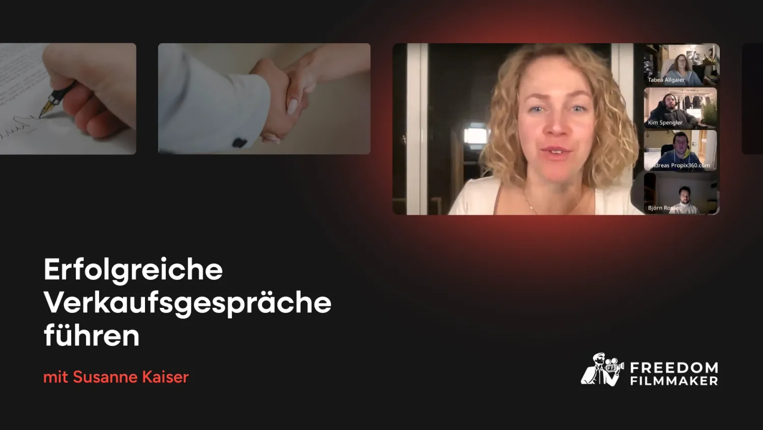 Erfolgreiche Verkaufsgespräche führen mit Susanne Kaiser