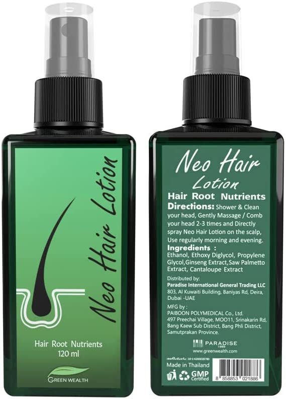 NEO HAIR LOTION" TREATMENT OF HAIR LOSS Why Spend on Expensive Hair