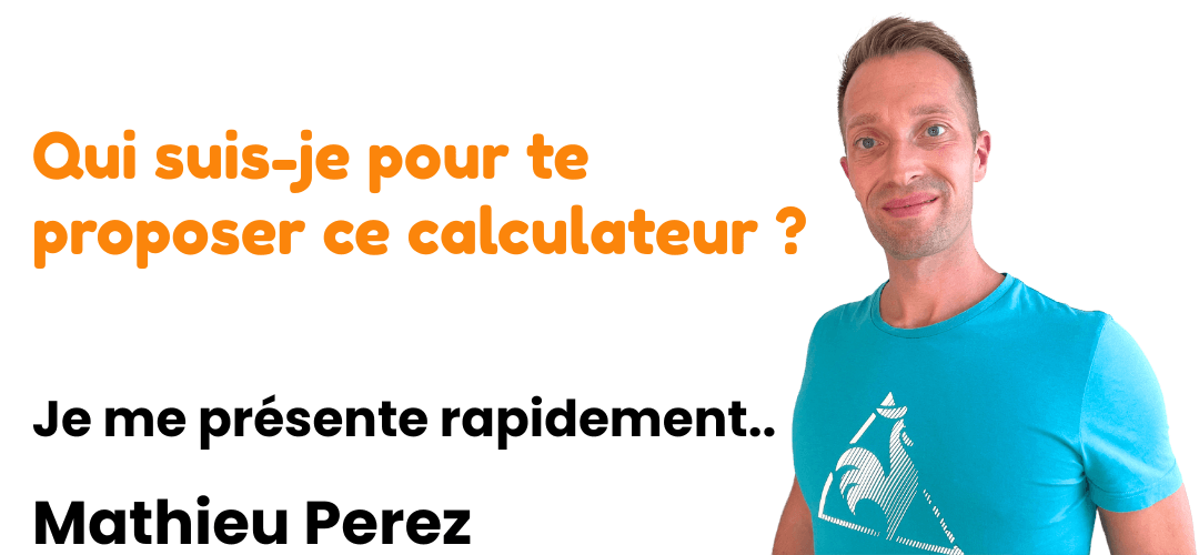 Mathieu Perez, coach sportif, présente le calculateur FitM’P pour découvrir ton déficit calorique personnalisé