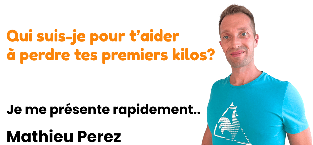 Mathieu Perez, coach sportif et préparateur physique, t’accompagne avec un programme de perte de poids 100 % offert sur 14 jours