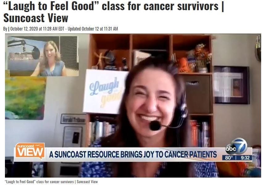 "Laugh to Feel Good" class for cancer survivors | suncoast view, A suncoast resource brings joy to cancer patients