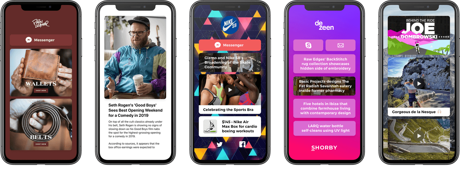 iphone mockup examples of Shor the tool to take you to the next level of audience engagement