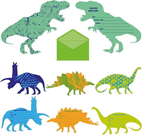 Dinosaur party invitations, party invitations, dino party invitation, birthday party