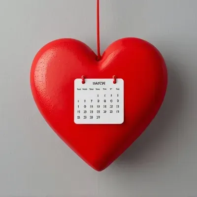 calendar, heart
