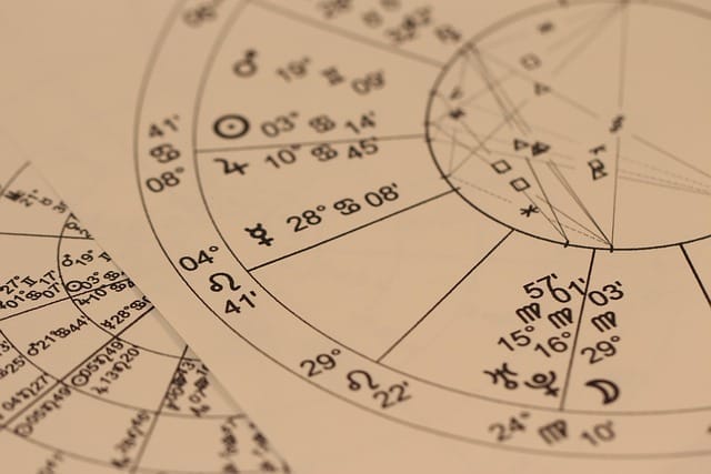 Natacha Perez - Image illustration de thème natal, astrologie
